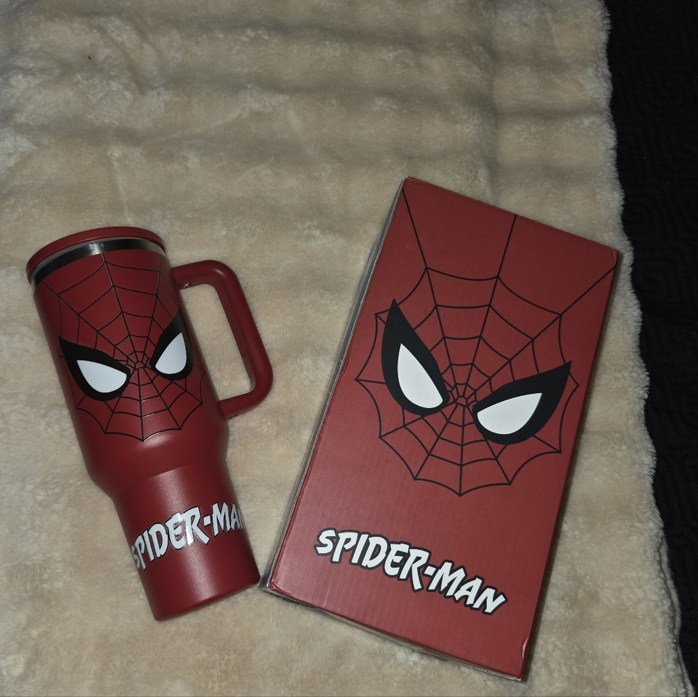 NWT Spider-Man Red Travel Mug with Box